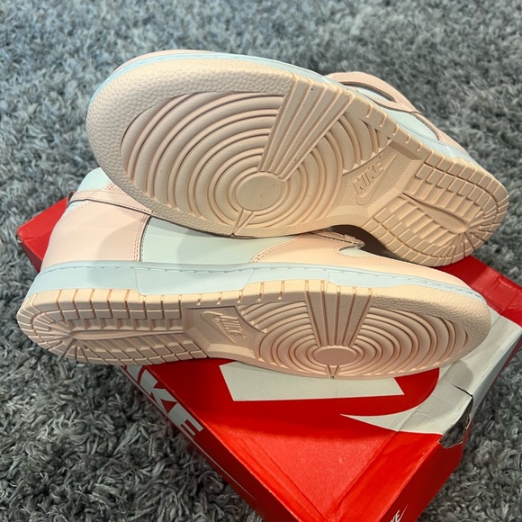 Nike Dunk High - Sail Crimson Tint (Womens) - Sz 10.5 - Mens 9 - Picture 6 of 7